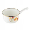 Florina Emaliuotas puodas Emalia Pleszew Grzybki 16 cm 1,15 l, baltas, galima plauti indaplovėje