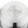 Florina Infinity nerūdijančio plieno puodas 16 cm 1,6L su dangteliu, dujų indukcija