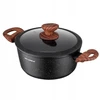 Florina Master Juodas puodas 28 cm 6,5L aliuminio su indukciniu dangteliu