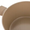 Florina Mokka puodas 28cm 6.4L Aliuminio keramika rusvai gelsvas Indukcija