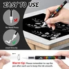 Flysea akriliniai žymekliai 8 vnt. Juoda / Šepetys