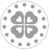Folkroll Clover Graviruotas sausainių antspaudas