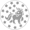 Folkroll Unicorn Graviruotas sausainių antspaudas