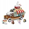 Food Truck Mobile Cafe Mini Klocki LOZ Vaikų gynimo diena