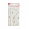 Foska Rinkinys geometryczny 4 dalys linijka 20cm 2x ekierka kątomierz do szkoły