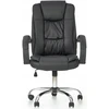 Fotel biurowy RELAX JUODA pracowniczy Halmar -24H
