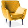 Signal Meble Fotelis Signal ASPREY 1 VELVET, pilkas