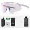 Fotochrominiai dviračių akiniai Myopia Rockbros Sp246-1 violetiniai