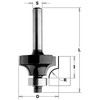 Apvalinimo freza CMT Contractor K938-187; R=3; S=8; D=18,7 mm; su guoliu