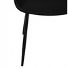 Fromm & Starck Ažūrinė kaušinė kėdė namams, restoranui, iki 150 kg, 2 vnt. juodas