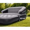 Froyak PRIEMONĖS ČIUŽINIS 2-vietis 2in1 Namų sodui 198x138x62cm DIDELI ATLAIDUOJAMOJI SOFA