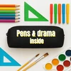 Funandstyle Talpyklė "pens & Drama Inside" - mokyklai ir studijoms