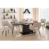 Furnitex Aksesuaras K3-fx: Velvetinė kėdė, smėlio spalvos