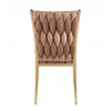 Furnitex GLAMOUR VELVET CAPPUCCINO / GOLDEN MINŠTA KĖDĖ K37-FX