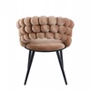 Furnitex K20-FX kapučino kėdė, VELVET BUBBLE, SKIRTA SVETAINEI