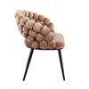 Furnitex K20-FX kapučino kėdė, VELVET BUBBLE, SKIRTA SVETAINEI