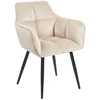 Furnitex K40-FX AKSOMINĖ KĖDĖ, SMĖLĖ, MINŠTA, METALINIS RĖMAS, MODERNUS