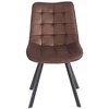 Furnitex Minkšta VELVET Modern Mocha BROWN kėdė svetainei