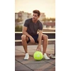 Futbolo kamuolys Adidas Starlancer Club, 4 dydis, geltonas-baltas