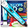 GALAXIA 3D rašiklis vaikams 3D spausdintuvas mėlynas pildymas 110 metrų PEN 3D DOVANA
