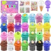 Galaxy RINKINYS SLUTS ledų bandelėms DIY Putty Slime kvepiantis