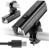 GALINGAS DVIRAČIO PRIEKINIS LEMPAS ROCKBROS 1000LM, IPX6, 4500mAh USB-C Juodas