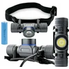 Galingas, įkraunamas 10 W everActive HL-1100R LED priekinis žibintas