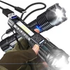 GALINGAS taktinis LED žibintuvėlis Įkraunama 30 W išgyvenimo lempa, skirta DOVANŲ ZOOM