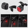 GALINIS DVIRAČIO LEMPAS RAUDONAS LED USB ĮKRAUJAMAS 6 REŽIMAI DVIRAČIO GALĖJE