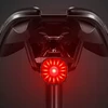 GALINIS DVIRAČIO LEMPAS RAUDONAS LED USB ĮKRAUJAMAS 6 REŽIMAI DVIRAČIO GALĖJE