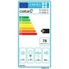 CATA Gartraukis | CAMPANA TF-5260 WH /L | Teleskopinis | Energijos vartojimo efektyvumo klasė D | Plotis 60 cm | 325 m³/h | Slankiklis | LED | Balta