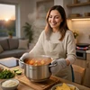 GASTRONOMINIS PUODAS EDEL HOFF NERŪDŽIASIS PLIENAS SU dangteliu 6,6L