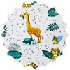 Geboki Sen Pagalvės užvalkalas 40x60 Vaikiškas medvilninis ZOO Dvipusis