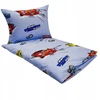 Geboki Sen Patalynė Dziecięca 100x135 + 40x60 Auta Cars Mėlyna Produkt Polski