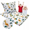 Geboki Sen Patalynė Dziecięca 100x160 + 50x60 Zwierzęta ZOO Produkt Polski Medvilnė