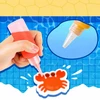 GEL VANDENS FIGURINES KŪRYBINIS RINKINYS VANDENS ŽAISLŲ LIETIMAI