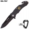 Gelbėjimo peilis Mil-Tec Tanto Fire Brigade 20 cm, juoda