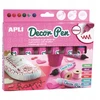 Gelio žymekliai su 3D efektu Apli Kids Glitter 6