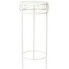 Home4You Gėlių stovas SANDY D30xH70cm, antikvarinis baltas