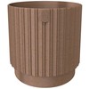 FORM PLASTIC Gėlių vazonas Eco Wood Mika Cyli 14cm Rudas