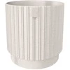 FORM PLASTIC Gėlių vazonas Mika Cyli 26cm Eco Wood Baltas