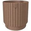 FORM PLASTIC Gėlių vazonas Mika Cyli 26cm Eco Wood ruda