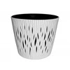 Prosperplast Gėlių vazonas Sandy Round 16x19cm baltas