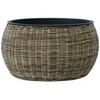 Home4You Gėlių vazonas WICKER D48xH26cm, šviesiai ruda