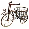 Besk Bikuva.lt Gėlių vazono stovas Dviračio formos Metalo Bronzos spalvos 37x25cm
