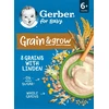 GERBER GRŪDŲ 8 grūdų košė, liepžiedžių, be pieno po 6 mėnesių 200g