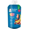 Gerber Junior Autumn Fruits Desertinis bananinis obuolių vyšnių slyvų muslis 110 g