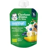 Gerber Organic Bananų, mėlynių desertas su jogurtu ir dribsniais 80 g
