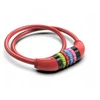 Gerda Baby Combo Flex 650/8c raudona dviračio spyna su 4 skaitmenų kodu