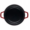 Gerlach Ketaus puodas 3 l NATUR IRON bordo